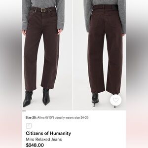 Citizens of humanity miro jeans